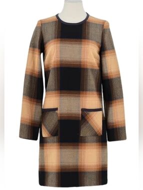 TARA JARMON PARIS Plaid Mini Dress